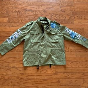 MARGARET O’LEARY Rose EMBROIDERED Utility Jacket